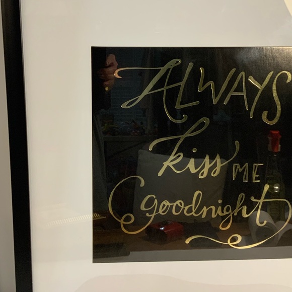 Wall Art - Always Kiss me goodnight 👄 - Picture 2 of 10